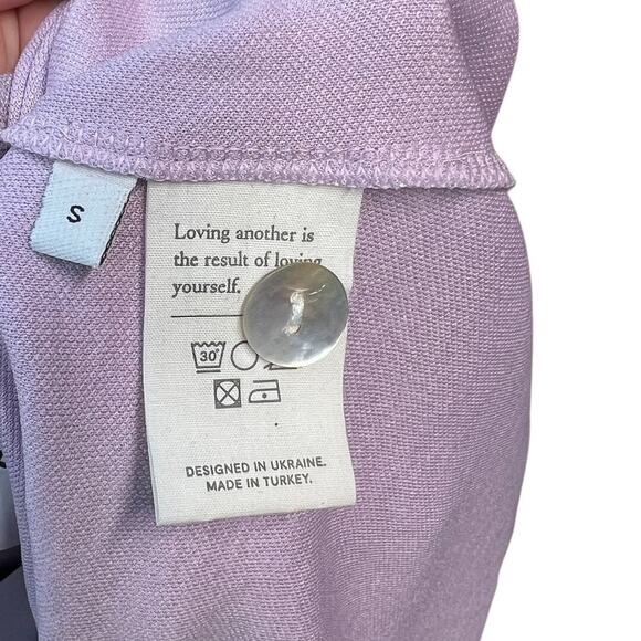 Sleeper The Cosmos Set Lurex Lounge Shirt And Trouser Set Purple Size Small - Picture 16 of 16